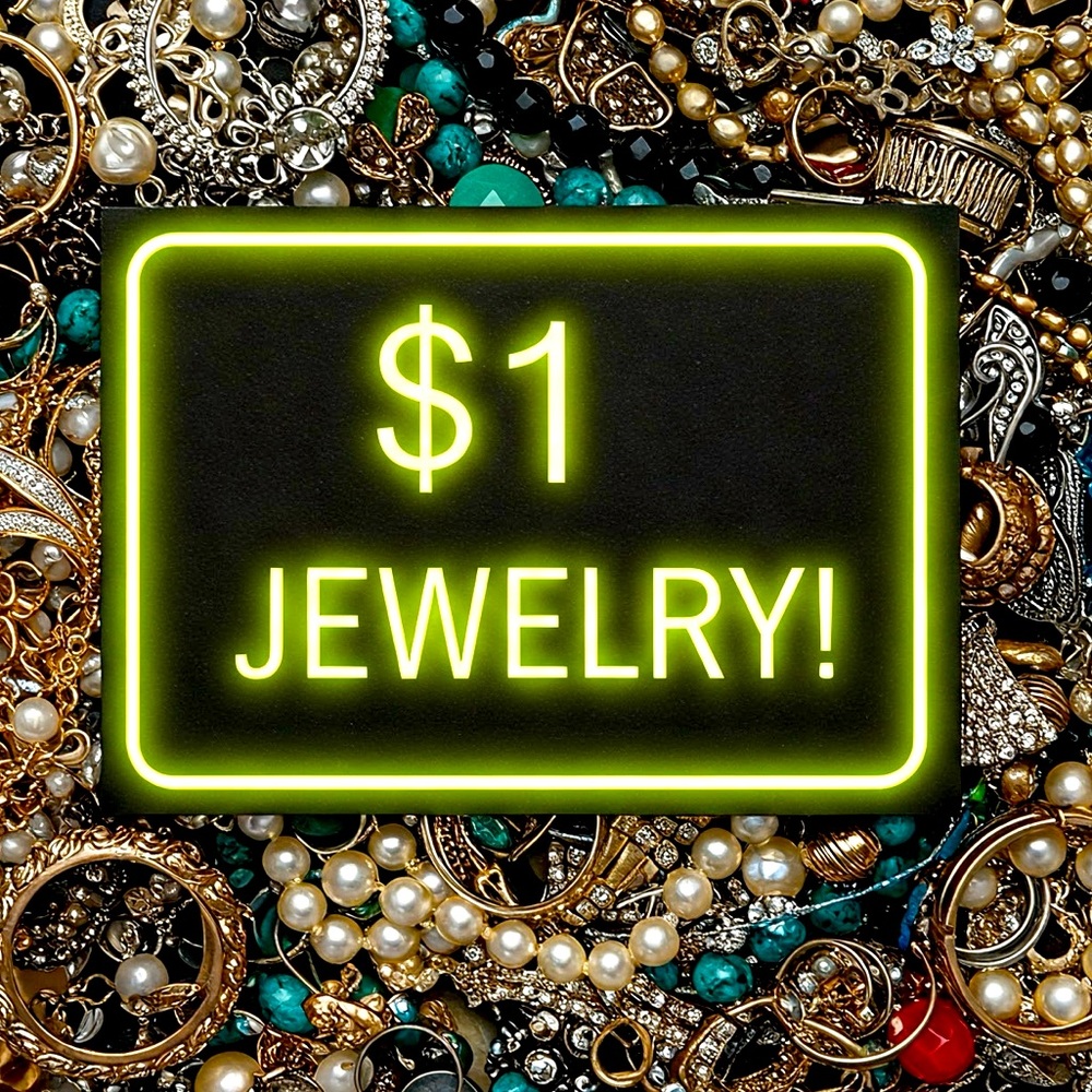 Like/heart this listing to be notified of $1 Jewelry clearance shows!